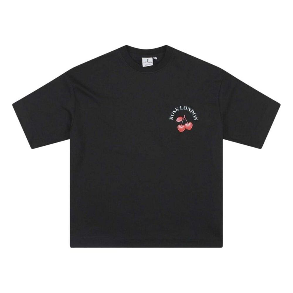 London Mens Cherry T-Shirt / Black